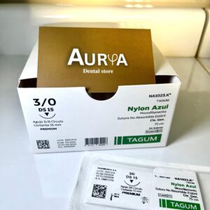 HILO DE SUTURA NYLON 3/0 DS 15 X UNIDAD