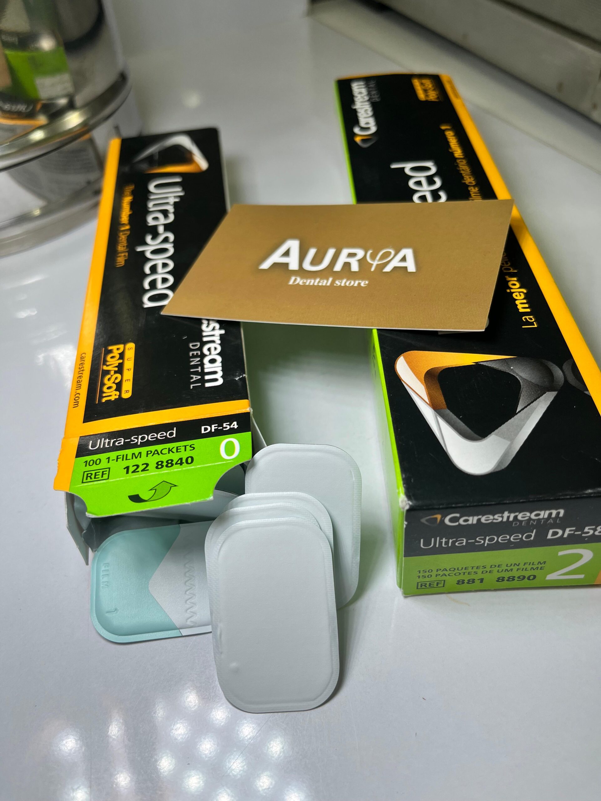 RADIOGRAFÍA PERIAPICAL ADULTO VERDE (Ultra-Speed de Carestream/Kodak)