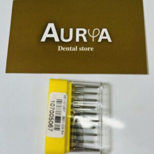 FRESAS TRONCOCONICAS KIT 10 UNIDADES COLOR AMARILLO